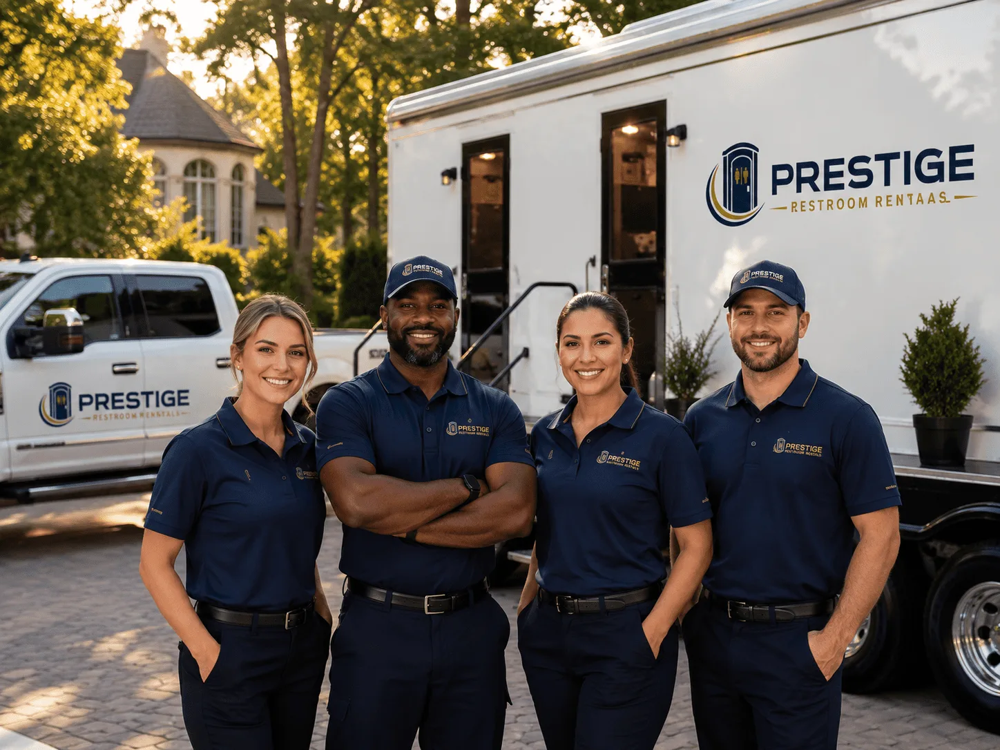 Trusted Luxury Portable Restrooms company in River Pines, CA